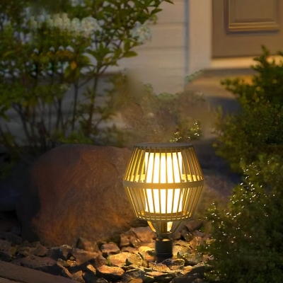 Versatile Solar and Electric Outdoor Light with Dual Installation Options, Smart Charging, Remote Control for Adjustable Color and Brightness