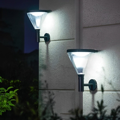 Energy-Saving Solar Exterior Wall Light with Superior Waterproof Performance, Automatic Day/Night Switch, and Adjustable Warm/White Light Options