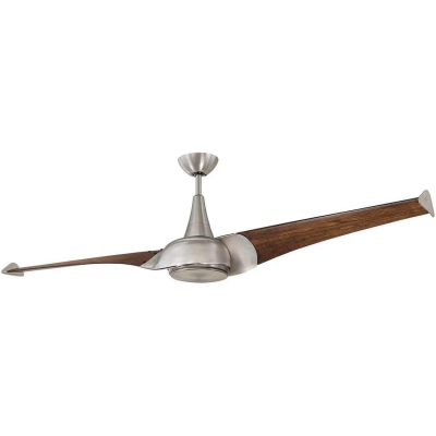 68 in. 2-Blade Ceiling Fan with Turbine-Style Blades and Remote Control