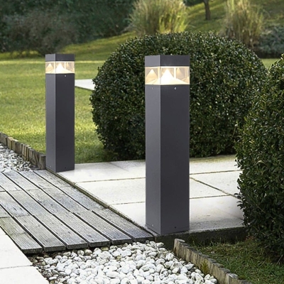 Versatile IP54 Waterproof Outdoor Garden Light, Aluminum &amp; Glass, Ideal for Pillars, Courtyards, Pavilions, Walkways, Porches, and Patios