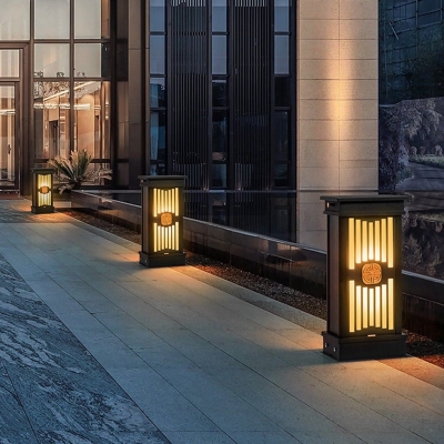 Elegant Traditional Grill Design Landscape Lighting with High-Efficiency LED for Warm, Retro-Inspired Garden, Courtyard, and Walkway Illumination