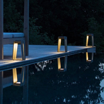 Modern Minimalist Solar Garden Lamp, Waterproof, Dustproof, and Insect Proof with Automatic Night Lighting for Energy Saving and Bright Illumination