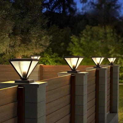 Durable Stainless Steel Solar Outdoor Deck and Fence Post Lights with High Efficiency LED and Solar Panels for Long-lasting Illumination