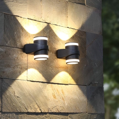 Durable Aluminum Alloy LED Outdoor Wall Light with IP65 Waterproof Design, Modern Reflective Sheets, and Rust-Proof Finish for Indoor/Outdoor Use