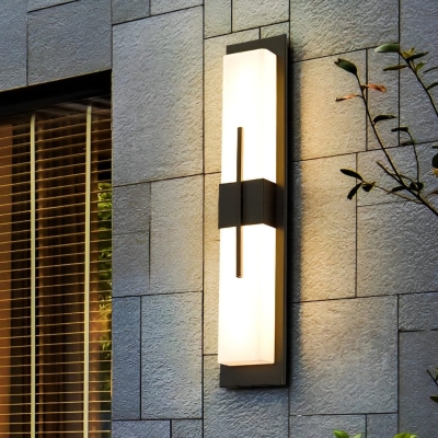 Durable Stainless Steel Outdoor Wall Light with High Brightness LED, Waterproof Design, and Easy-to-Clean Acrylic Lampshade for Bright, Non-Dazzling Light