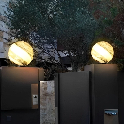 Durable Outdoor Waterproof Deck Post Light with Thickened Glass, Handmade Texture, Energy-Saving LED, and IP54 Weatherproof Design