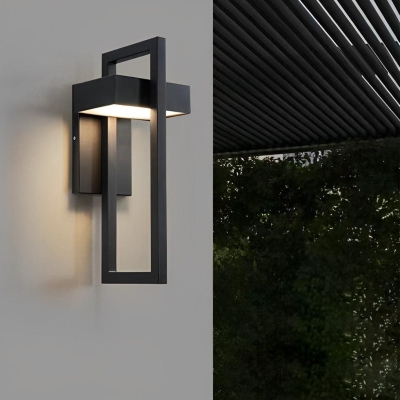 Durable Stainless Steel Outdoor Wall Lamp with Waterproof Acrylic Lampshade, IP65 Rated for Garden, Aisle, and Doorway Lighting