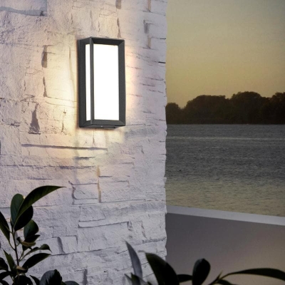 Durable Aluminum Outdoor Wall Lights with Long-Lasting LED for Garden, Balcony, and Security Illumination, Stylish and Practical Exterior Lanterns