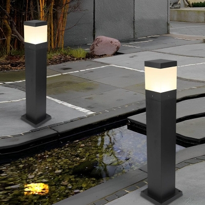 Waterproof Die-Cast Aluminum Outdoor Pathway Light, High Brightness, Rustproof, Ideal for Gardens, Courtyards, Villas, and Business Parks