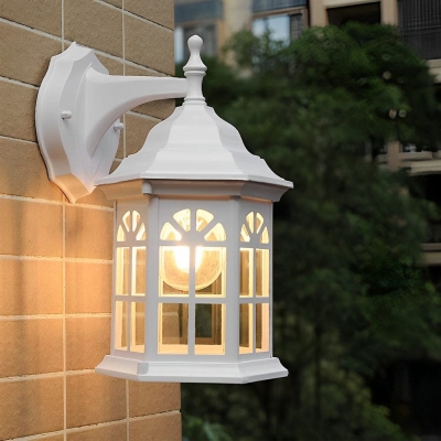 Retro Exterior Light Design, Durable, Rustproof, and Waterproof Outdoor Wall Lamp for Homes, Cafes, Bars, Hotels, and More