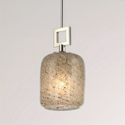 Mini Pendant Light with Glass Shade, Glass Pendant Lighting Hanging Light Fixture for Kitchen Island Dining Room