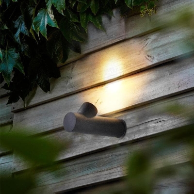 Elegant Waterproof Exterior Porch Lights with Candle-Like Glow, Available in Black or White, Perfect for Outdoor Wall Illumination