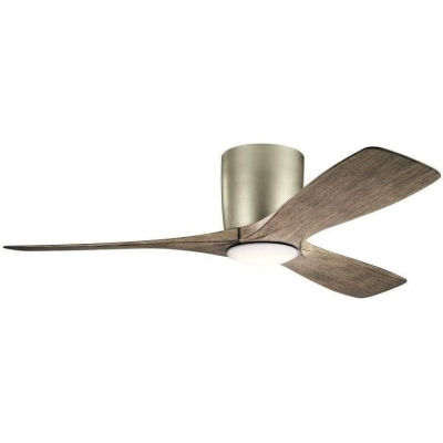 48 in. Ceiling Fan with LED Lights and Wall Control, Brushed Nickel Ceiling Fan