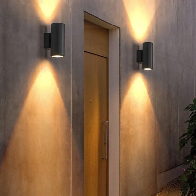 Decorative Up and Down LED Wall Lamp for Indoor and Outdoor Use, High Color Rendering, IP65 Waterproof, Rainproof Porch Light