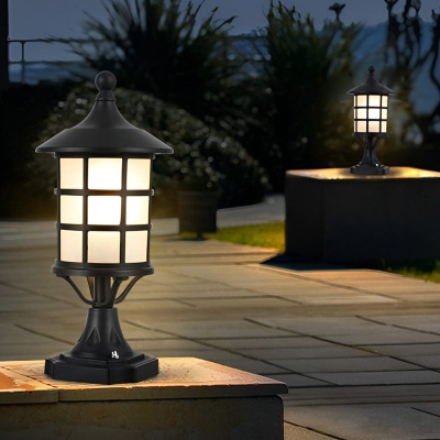 Durable Solar Post Cap Lights with Remote Control, Energy-Saving, Rustproof Aluminum &amp; Glass for Outdoor Garden Lighting, Auto On/Off