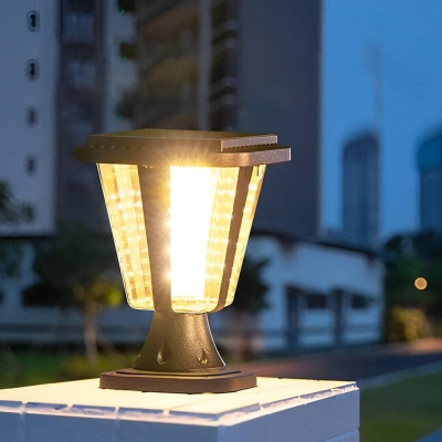 Solar Deck Post Lights with 360&deg; Intelligent Sensing, Multi-Angle Refraction, 12-Hour Illumination, and Automatic Day/Night Function