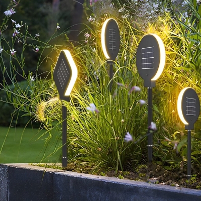Stainless Steel Solar Lawn Lamp, 4 Shapes, High Efficiency, Waterproof, Rust-Proof, Easy Installation, Energy-Saving Outdoor Pathway Lights