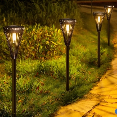 Versatile Solar Lawn and Fence Post Light, IP65 Waterproof, Auto On/Off, Energy Efficient, Ideal for All Weather Conditions