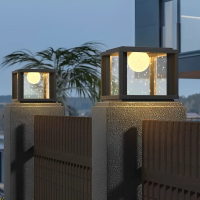 Durable Waterproof Solar Fence Post Lights with Quick-Charging Panels for Cozy Outdoor Ambiance, Automatic Day/Night Function