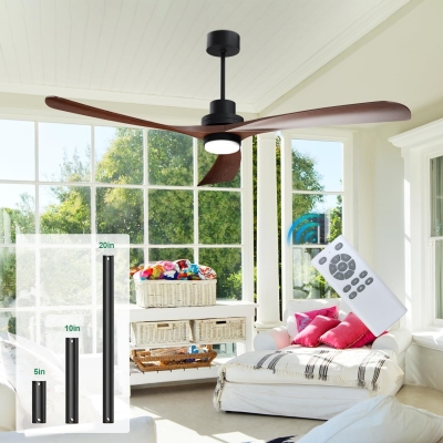 56 in. Large Silent Remote Control Fan, Modern Fancy Ceiling Fans, Reversible DC Ceiling Fan, Ceiling Fans for Bedroom Living Room Dining Room