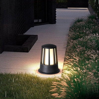 Minimalist LED Waterproof Landscape Lighting, Durable Aluminum Alloy &amp; Glass Shade, IP54 Rated for Stylish Outdoor Home Decoration