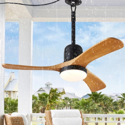 36 in. Outdoor Gazebo Fan with Light, Waterproof Outdoor Ceiling Fans with Remote, Outdoor Hanging Gazebo Fan with Light, Outdoor Patio Fans
