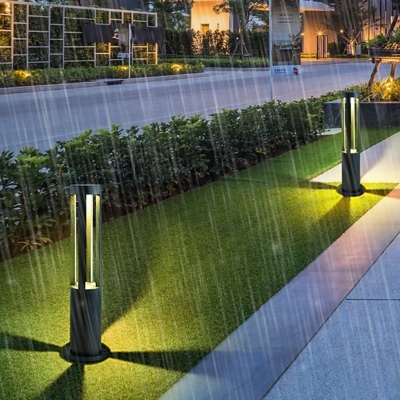 Durable Aluminum Die-Cast Minimalist Lawn Lamp with High-Efficiency Light Source, Waterproof for Outdoor Pathway Lighting, Energy Saving &amp; Rust Resistant